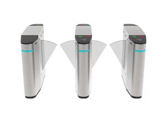 JT304 Flap Barriers For Airports Flap Barriers For Stadiums Flap Barrier Turnstile Gate