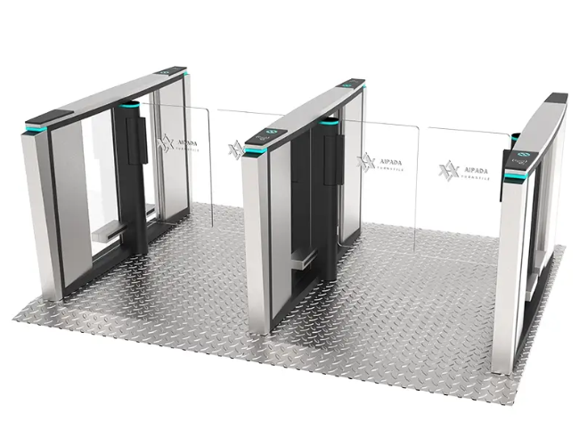 JT409 Ultra-Slim Speed Gate Turnstile Pedestrian Speed Lanes Narrow Body Speed Gate