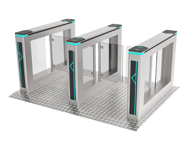 JT205 Swing Glass Optical Turnstile Swing Turnstile Gates Manufacturer ODM Swing Barrier Turnstile