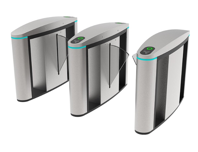 JT305 Fast Speed OEM Flap Barrier Turnstile Flap Barrier Turnstile Supplier For Office Building