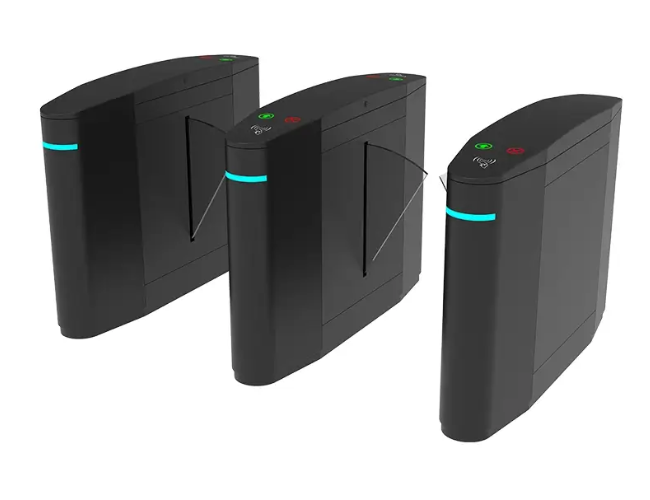 JT304 Flap Barriers For Airports Flap Barriers For Stadiums Flap Barrier Turnstile Gate