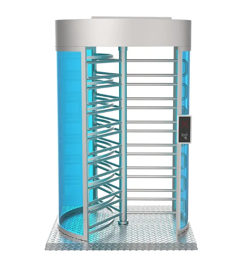 JT514 Acrylic Panel Full Height Turnstile Full Height Single Door Turnstile