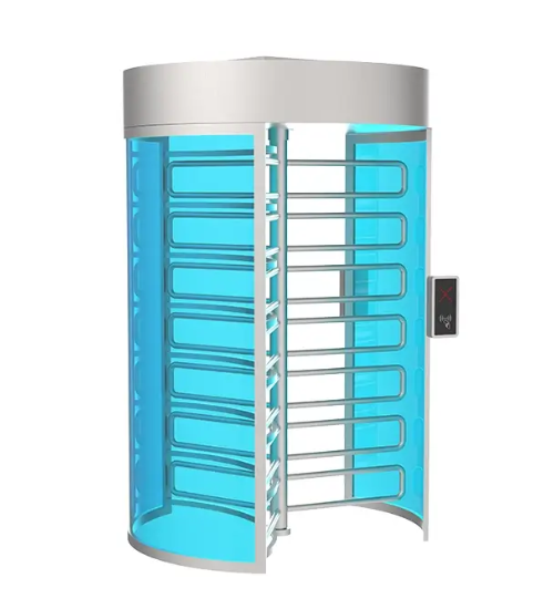 JT514 Acrylic Panel Full Height Turnstile Full Height Single Door Turnstile