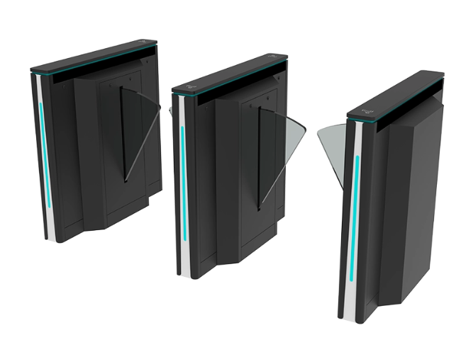 JT311 New Design Prismatic Aurora Flap Barrierr Turnstile Custom Flap Barrier Turnstile