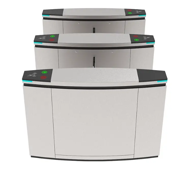 JT312 Arc Shine Flap Barrier Turnstile