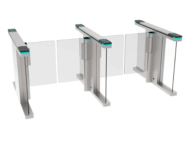JT404 Office Turnstiles Fast Speed OEM Turnstile Barrier Gate Glass Turnstile