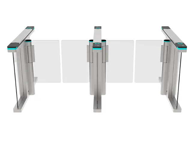 JT404 Office Turnstiles Fast Speed OEM Turnstile Barrier Gate Glass Turnstile