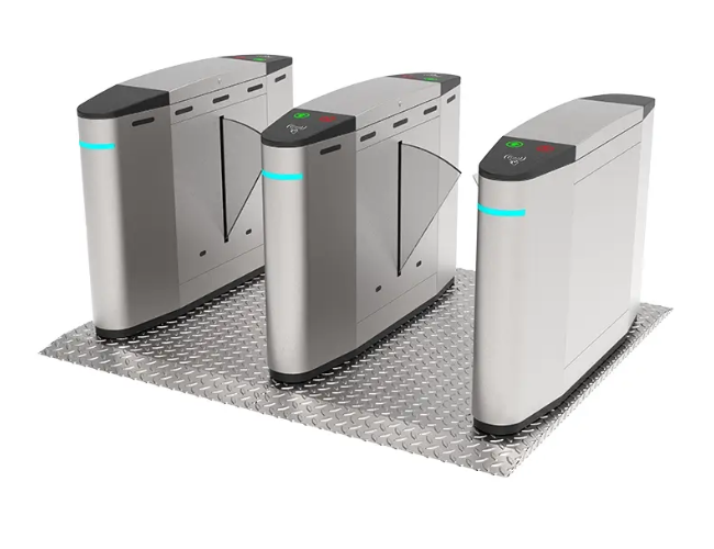 JT304 Flap Barriers For Airports Flap Barriers For Stadiums Flap Barrier Turnstile Gate