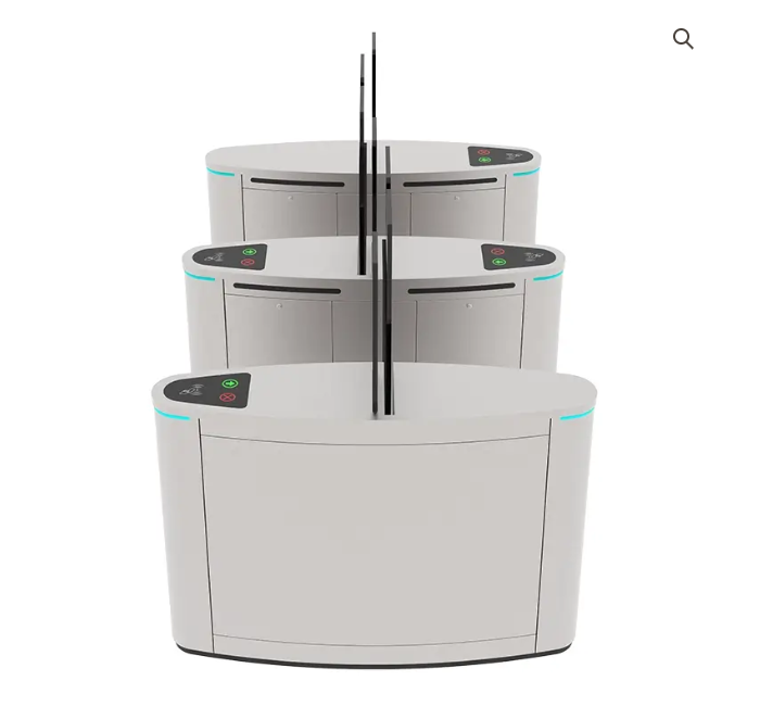JT606 Oval Stainless Steel Sliding Turnstile