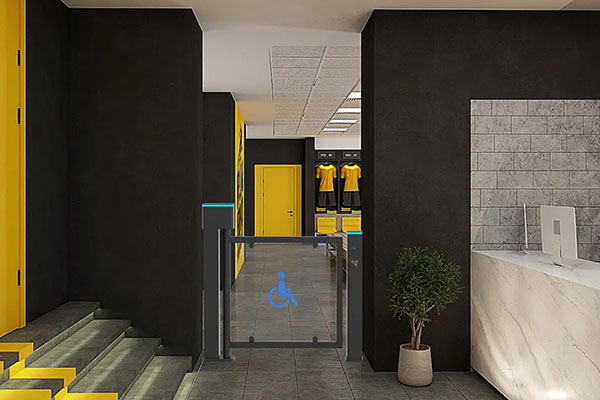 Swing Turnstile Scene Rendering Swing Turnstile Scene Rendering
