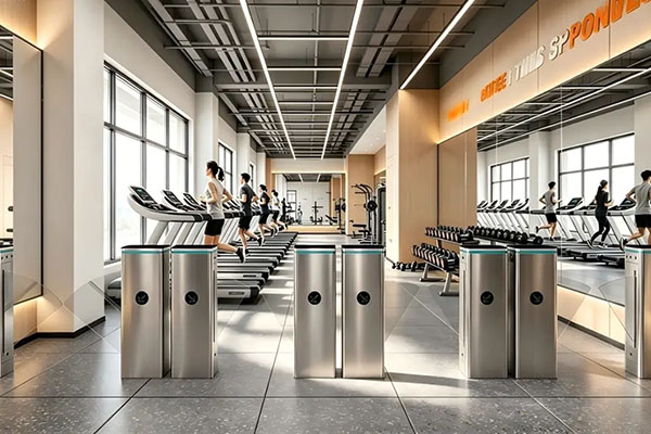 JT315 Flap Barrier Turnstile Scene rendering JT315 Flap Barrier Turnstile Scene rendering