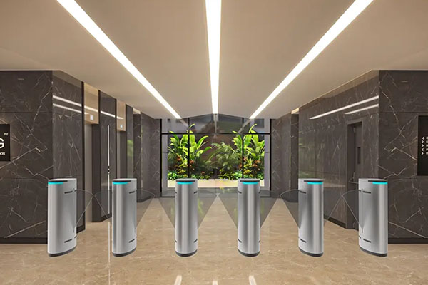 Flap Barrier Turnstile Scene rendering Flap Barrier Turnstile Scene rendering