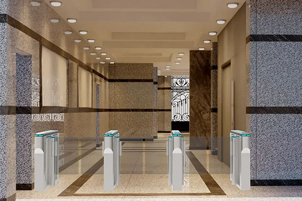 Speed Gate Turnstile Scene rendering Speed Gate Turnstile Scene rendering