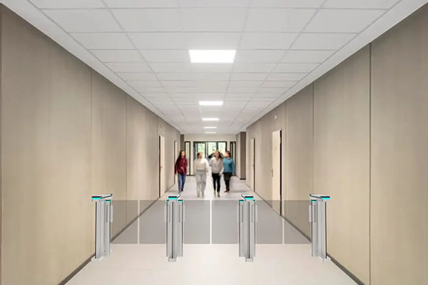 Speed Gate Turnstile Scene rendering Speed Gate Turnstile Scene rendering