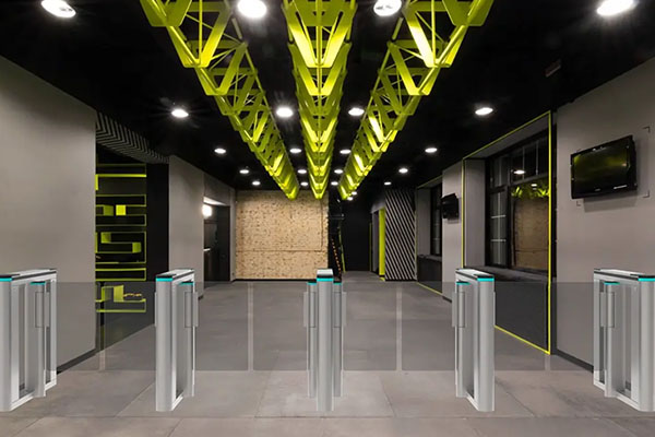 Speed Gate Turnstile Scene rendering Speed Gate Turnstile Scene rendering