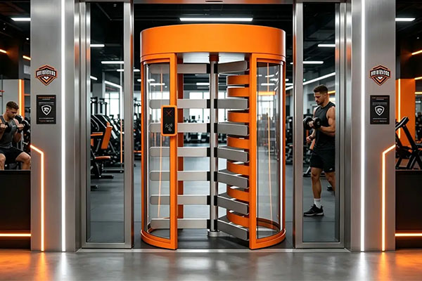 JT513 Glass Full Height Turnstile Scene rendering JT513 Glass Full Height Turnstile Scene rendering